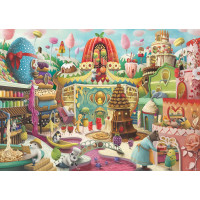 RAVENSBURGER Puzzle Sladká ulica 1000 dielikov