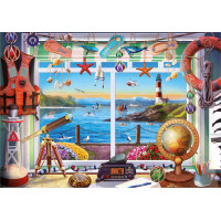 EDUCA Puzzle Život v prístave 1000 dielikov