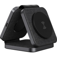 Solight cestovná nabíjačka 3v1, MagSafe kompatibilná