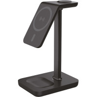 Solight stolná nabíjačka 3v1, Qi2, MagSafe kompatibilná