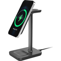 Solight stolná nabíjačka 3v1, Qi2, MagSafe kompatibilná