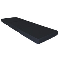 Vodeodolný rozkladací turistický matrac 195x65x10 cm - tmavo šedý