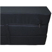Vodeodolný rozkladací turistický matrac 195x65x10 cm - tmavo šedý
