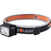 Solight LED čelové nabíjacie svietidlo, 170lm, teplé + studené svetlo, Li-Ion