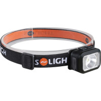 Solight LED čelové nabíjacie svietidlo, 170lm, teplé + studené svetlo, Li-Ion