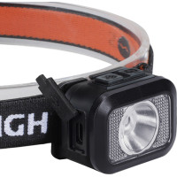 Solight LED čelové nabíjacie svietidlo, 170lm, teplé + studené svetlo, Li-Ion