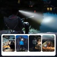 Solight LED čelové nabíjacie svietidlo, 100lm, sensor, Li-Ion