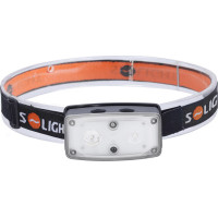 Solight LED čelové nabíjacie svietidlo, 100lm, sensor, Li-Ion