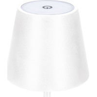 Solight LED nabíjacia lampička Lucca, 120lm, zmena CCT, stmievanie, biela