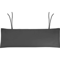 Závesná hojdacia sieť LUMO PREMIUM DUO prešívaná - 200x140 cm - šedá