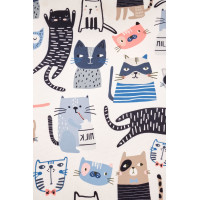 Detská otočná stolička ORIS - Mačičky