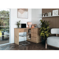 Písací stôl BEGA - dub artisan