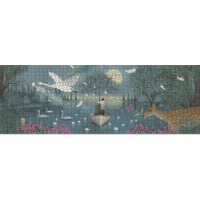 DJECO Panoramatické puzzle Óda na Mesiac 1000 dielikov