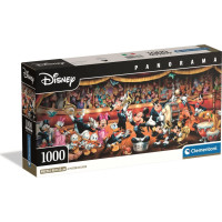 CLEMENTONI Panoramatické puzzle Disney orchester 1000 dielikov