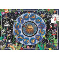 CLEMENTONI Puzzle Astrologická mapa 1000 dielikov