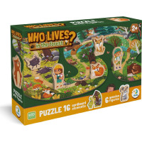DODO Puzzle Kto žije v lese? 16 dielikov