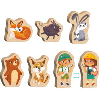 DODO Puzzle Kto žije v lese? 16 dielikov