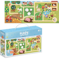 DODO Puzzle Labyrint: Cesta farmou 10 dielikov