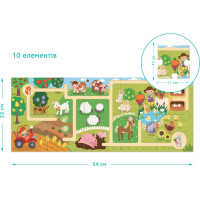 DODO Puzzle Labyrint: Cesta farmou 10 dielikov