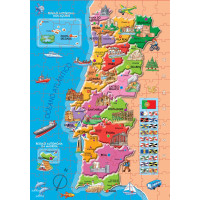 EDUCA Puzzle Mapa Portugalska 150 dielikov