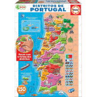 EDUCA Puzzle Mapa Portugalska 150 dielikov