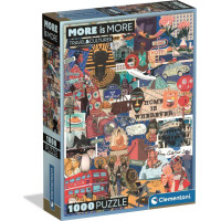 CLEMENTONI Puzzle More is More: Cestovanie a Kultúra 1000 dielikov