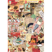 CLEMENTONI Puzzle More is More: Knihy a písanie 1000 dielikov