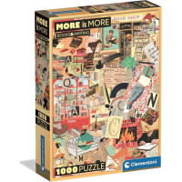 CLEMENTONI Puzzle More is More: Knihy a písanie 1000 dielikov