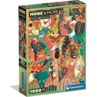 CLEMENTONI Puzzle More is More: Zvieratá a rastliny 1000 dielikov