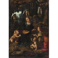 CLEMENTONI Puzzle Museum Collection: Madona v skalách 1000 dielikov