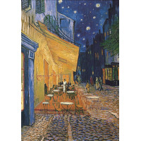 CLEMENTONI Puzzle Museum Collection: Terasa kaviarne v noci 1000 dielikov