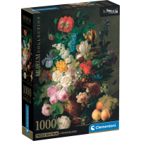 CLEMENTONI Puzzle Museum Collection: Zátišie s kvetinami 1000 dielikov
