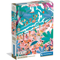 CLEMENTONI Puzzle Nedeľa na pláži 1000 dielikov