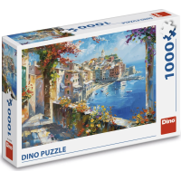 DINO Puzzle Stredomorské mestečko 1000 dielikov