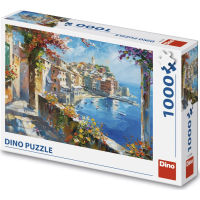 DINO Puzzle Stredomorské mestečko 1000 dielikov