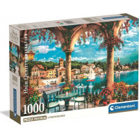 CLEMENTONI Puzzle Výhľad na jazero Como 1000 dielikov