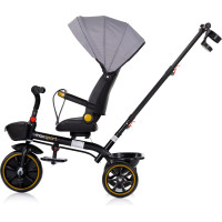 CHIPOLINO Trojkolka so strieškou Max Sport 2v1 Anthracite