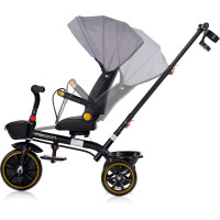 CHIPOLINO Trojkolka so strieškou Max Sport 2v1 Anthracite