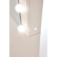 Toaletný stolík SUPERSTAR 2 XL s LED osvetlením - kašmírový