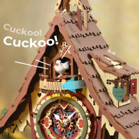 RoboTime 3D mechanická skladačka Kukučkové hodiny