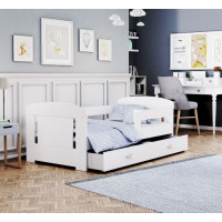 Detská posteľ so zásuvkou PHILIP - 180x80 cm - biela