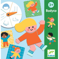 DJECO Hra na rozpoznávanie častí tela Bodyco