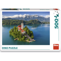DINO Puzzle Jazero Bled 500 dielikov