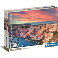 CLEMENTONI Puzzle Procida, Taliansko 1500 dielikov
