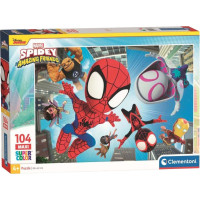 CLEMENTONI Puzzle Spidey a jeho priatelia: Vo vzduchu MAXI 104 dielikov