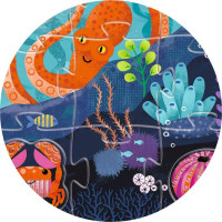 DJECO Puzzle Tactilo sea 24+8 dielikov