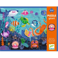 DJECO Puzzle Tactilo sea 24+8 dielikov