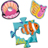 DJECO Puzzle Tactilo sea 24+8 dielikov