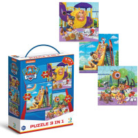 DODO Puzzle Tlapková patrola: Na ihrisku 3v1 (25,36,54 dielikov)
