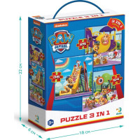 DODO Puzzle Tlapková patrola: Na ihrisku 3v1 (25,36,54 dielikov)